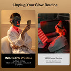 INIA GLOW Wireless Red Light Therapy Mask